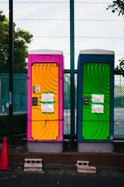Porta potty delivery and setup in West Hamburg, PA